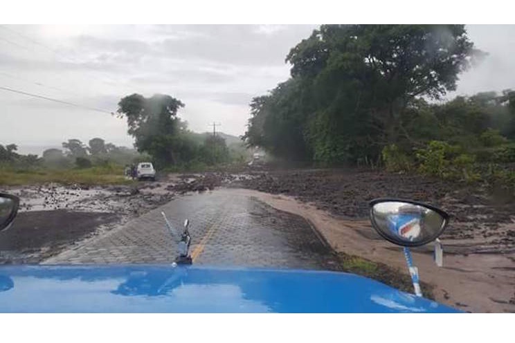 INETER informa de deslave en Ometepe 