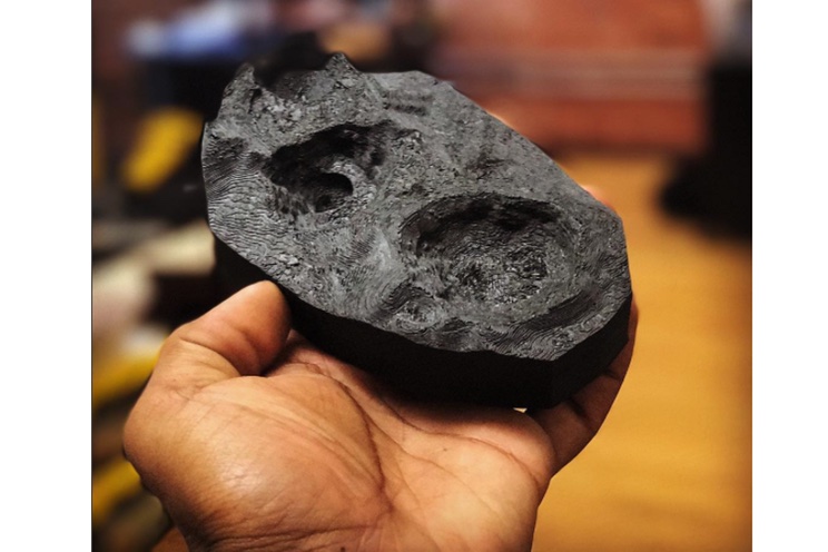 Crean modelo 3D en miniatura del volcán Masaya