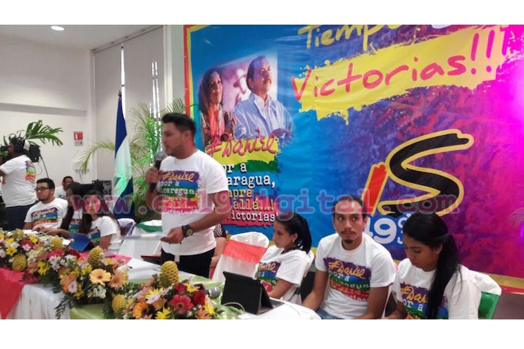 Juventud Sandinista realiza Encuentro Nacional para ratificar su vocación solidaria por Amor a Nicaragua