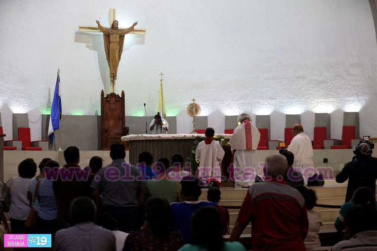 Cardenal Brenes preside Jornada de Oración por la Paz, el Presente y Futuro de Nicaragua