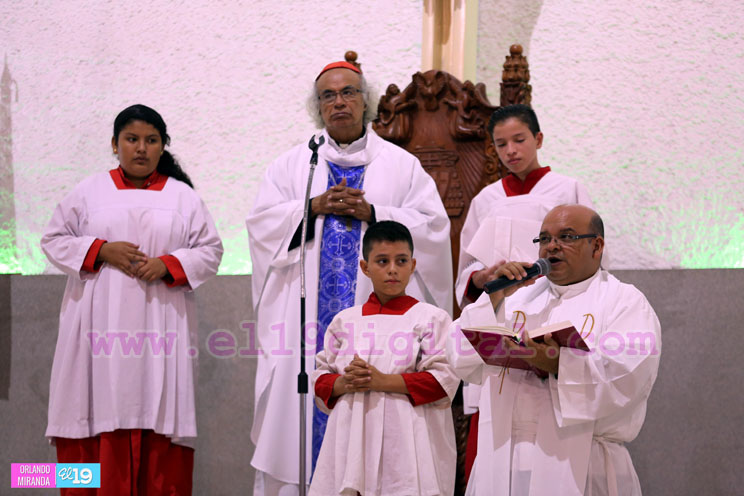 Cardenal Brenes preside Jornada de Oración por la Paz, el Presente y Futuro de Nicaragua