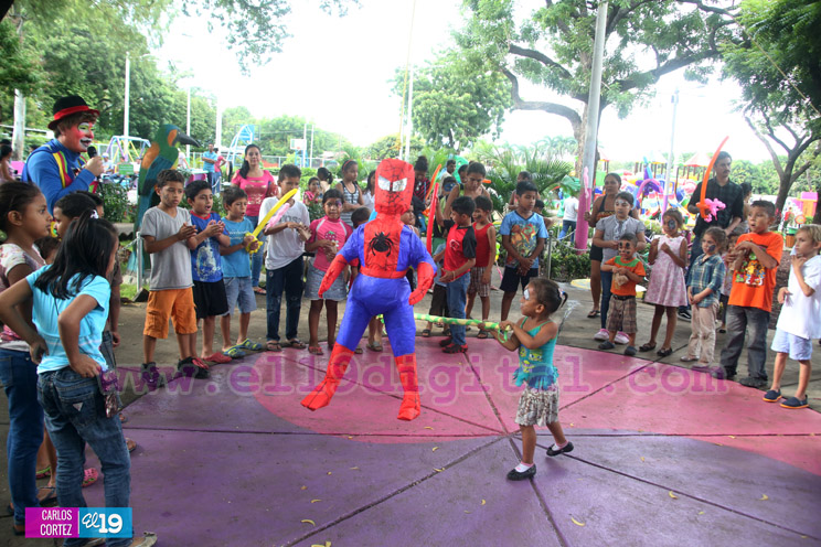 Los mimados de la revolución estuvieron de fiesta en parques de Managua