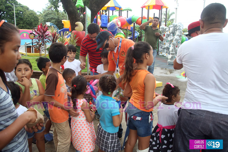 Los mimados de la revolución estuvieron de fiesta en parques de Managua