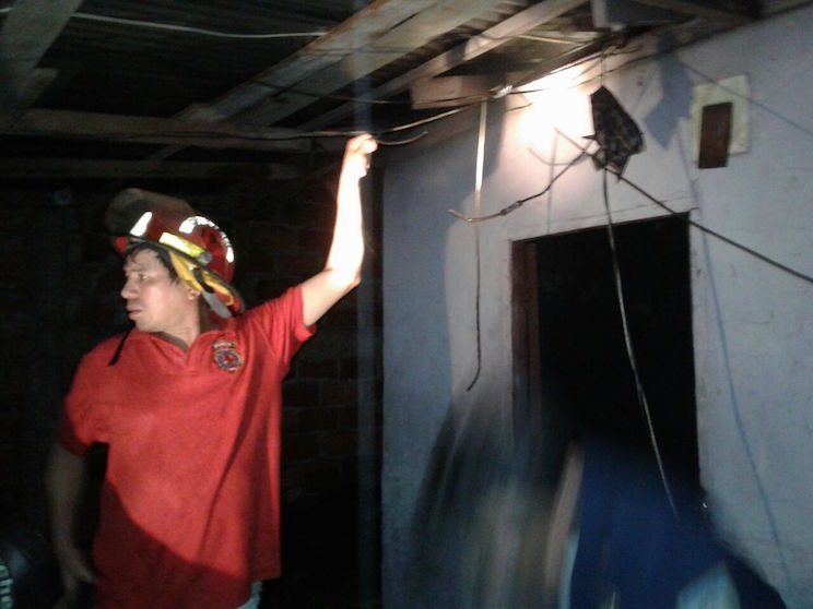 Modelo de Atención Solidaria se activa durante incendio en casa de habitación en Boaco