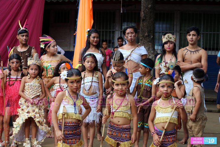 Comunidad Educativa de Ticuantepe comprometida con héroes de la Resistencia Indígena