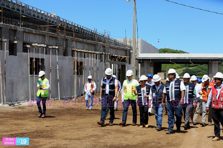 Delegación del BCIE recorre avances en construcción del Nuevo Hospital General Occidental de Managua, Dr. Fernando Vélez Paiz