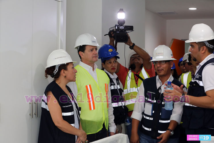 Delegación del BCIE recorre avances en construcción del Nuevo Hospital General Occidental de Managua, Dr. Fernando Vélez Paiz