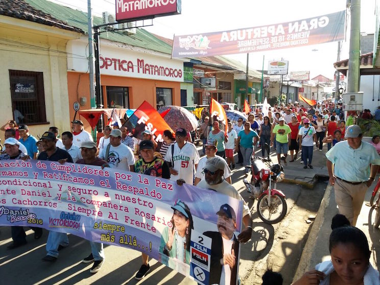 Rivas hace cierre de campaña con masiva participación