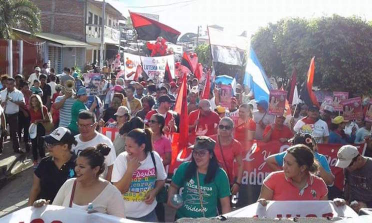 Juigalpa camina con Amor reafirmando a Daniel y Rosario