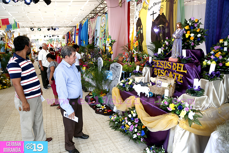 Exposición de Nuestros Santos Patronos se vive en el corazón del pueblo nicaragüense