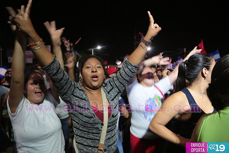 Tiempo de Victorias! Pueblo-Presidente celebra triunfo con el Frente Sandinista (+FOTOS)