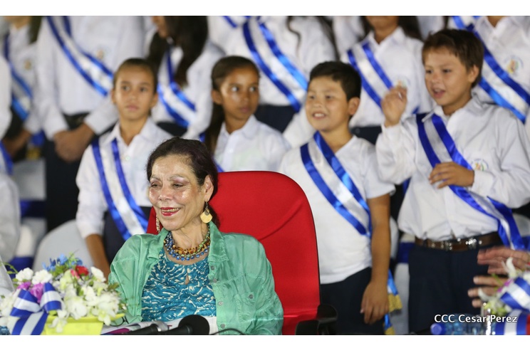 Compañera Rosario destaca preparación del Coro Estudiantil Rubén Darío que participará en festividades marianas