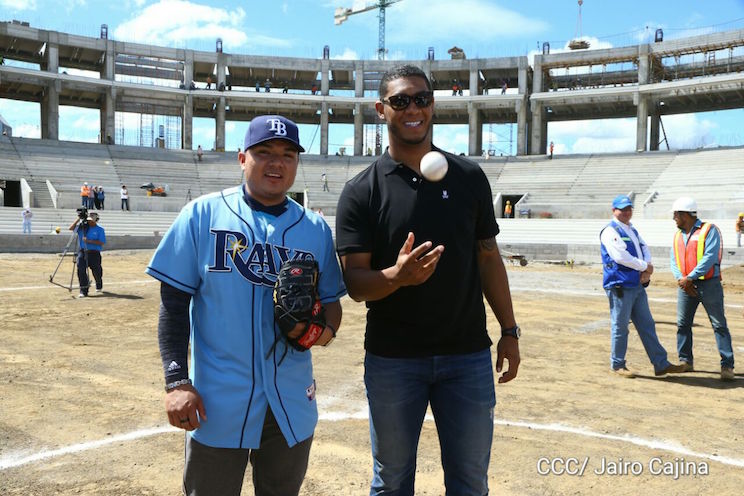 Big leaguers nicas felicitan a Gobierno Sandinista por materializar sueño de un nuevo Estadio Nacional de Béisbol