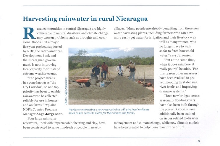 Fondo Nórdico de Desarrollo satisfecho de colaborar con Nicaragua