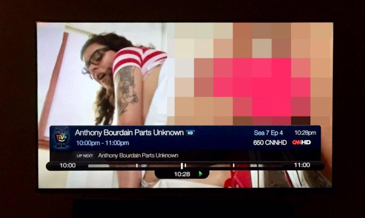 Una película pornográfica se cuela por error en el prime time de CNN