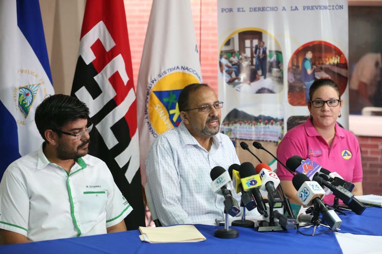 SINAPRED recibe donativo de víveres de la Compañia Cervecera de Nicaragua