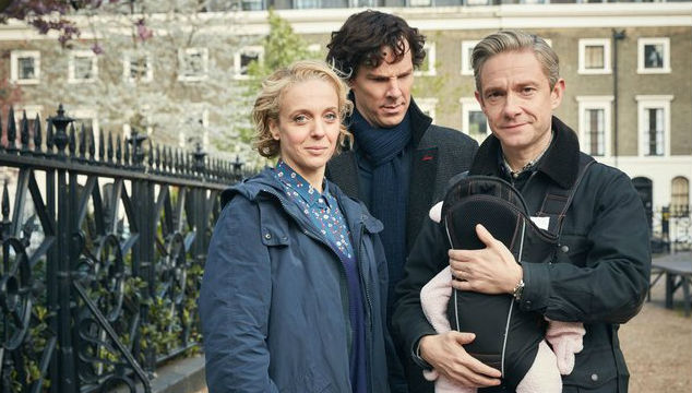 El bebé de Watson aparece en las nuevas imágenes de la cuarta temporada de ‘Sherlock’