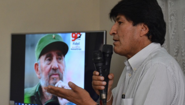 Siete días de duelo en Bolivia por el fallecimiento de Fidel