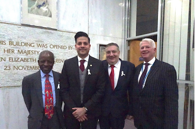 Reconocimiento al proceso democrático nicaragüense en Inglaterra