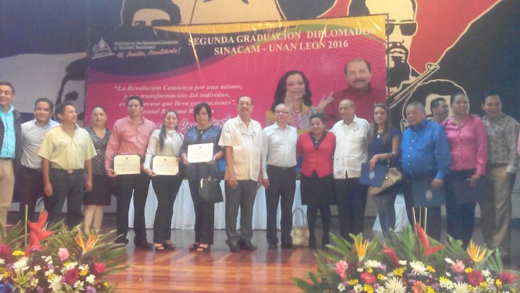 Segunda Graduación de Diplomados SINACAM-UNAN-León