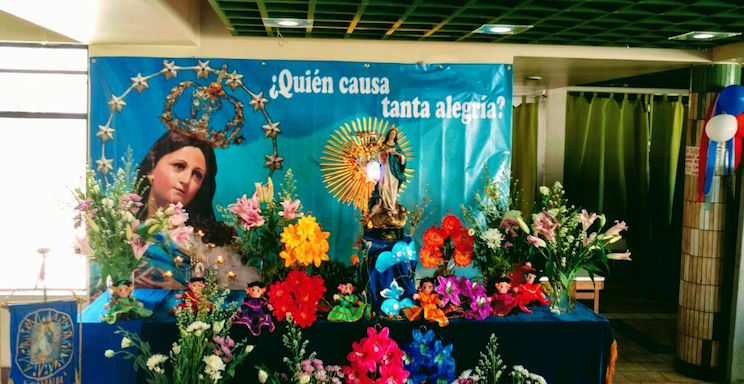 Nicaragüenses celebran la Gritería en Chile