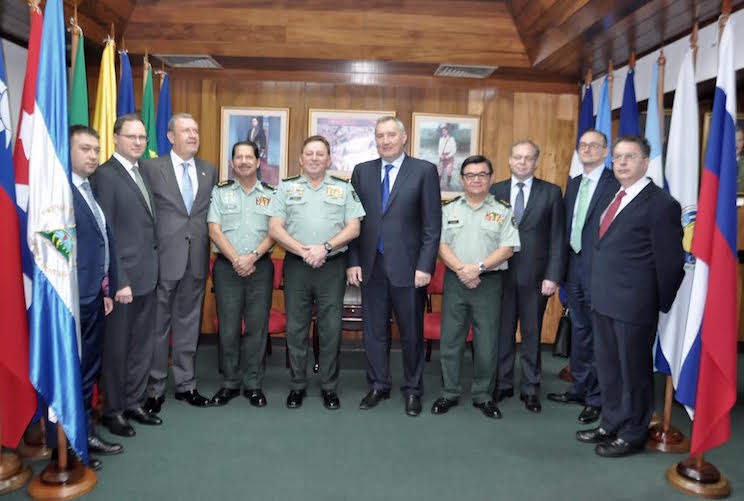 Ejército de Nicaragua informe sobre visita de Vice Primer Ministro de la Federación de Rusia