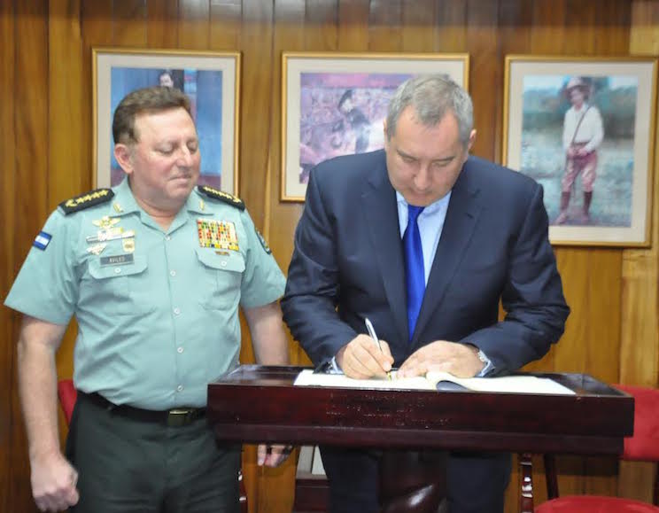 Ejército de Nicaragua informe sobre visita de Vice Primer Ministro de la Federación de Rusia