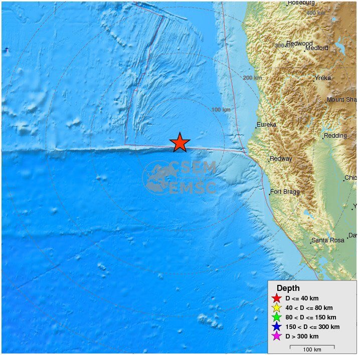 Terremoto de 6.5 sacude las costas de California