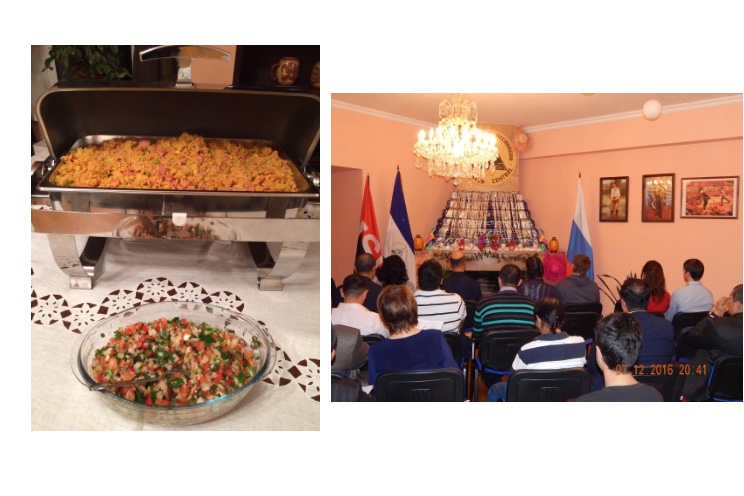 Celebración de la Gritería nicaragüense en Moscú