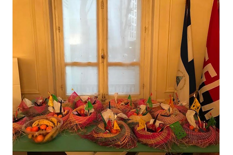 Nicaragüenses en Francia celebran la Purísima Concepción