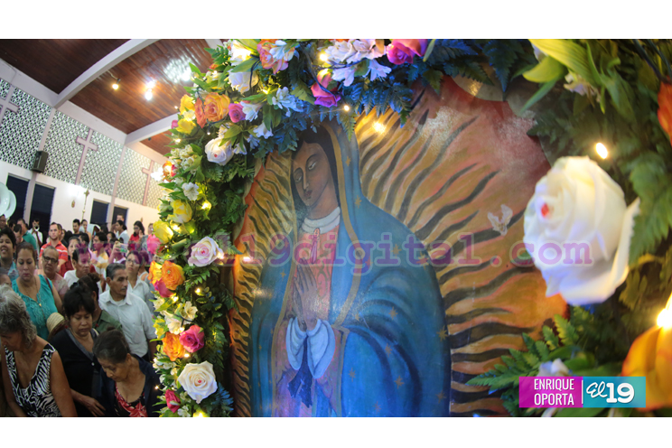 Nicaragua le canta las mañanitas a la Virgen de Guadalupe en una alegre y tradicional alborada