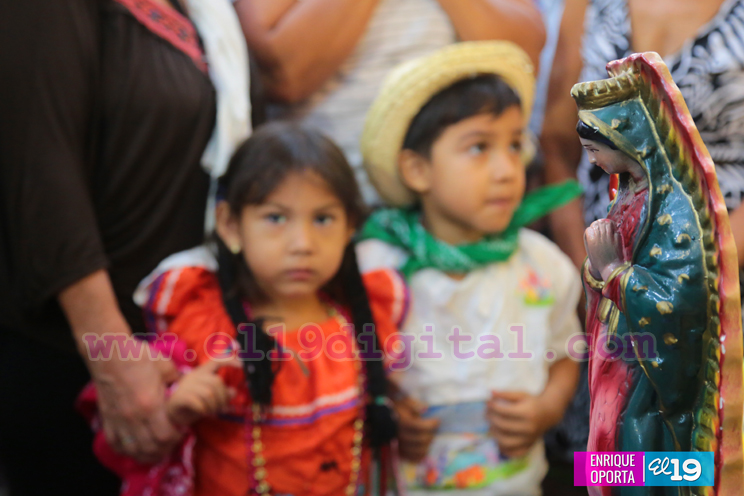 Nicaragua le canta las mañanitas a la Virgen de Guadalupe en una alegre y tradicional alborada