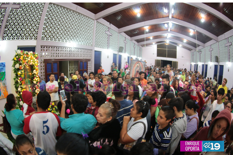 Nicaragua le canta las mañanitas a la Virgen de Guadalupe en una alegre y tradicional alborada