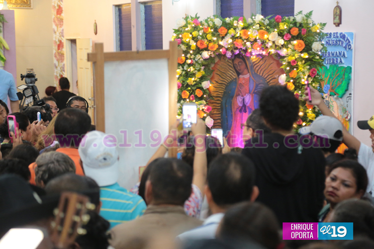 Nicaragua le canta las mañanitas a la Virgen de Guadalupe en una alegre y tradicional alborada