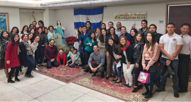 Embajada de Nicaragua en Taiwán celebra con fervor a la Purísima Inmaculada Concepción de María
