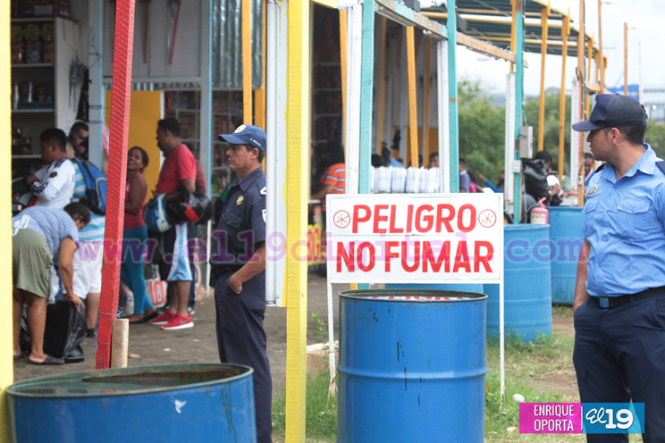 Policía Nacional supervisa medidas en tramos de pólvora