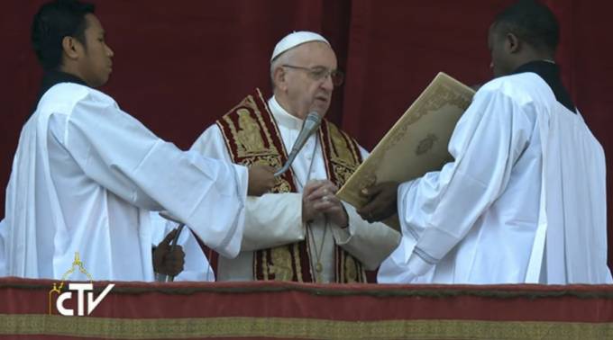 Papa Francisco y su mensaje urbi et orbi