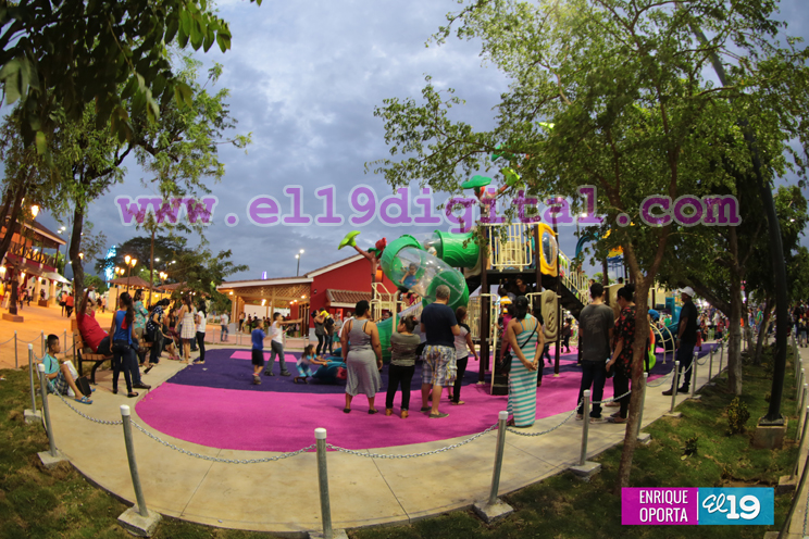 Nuevo parque del Paseo Xolotlán: “Más que una novedad, un acontecimiento grandioso para las familias”