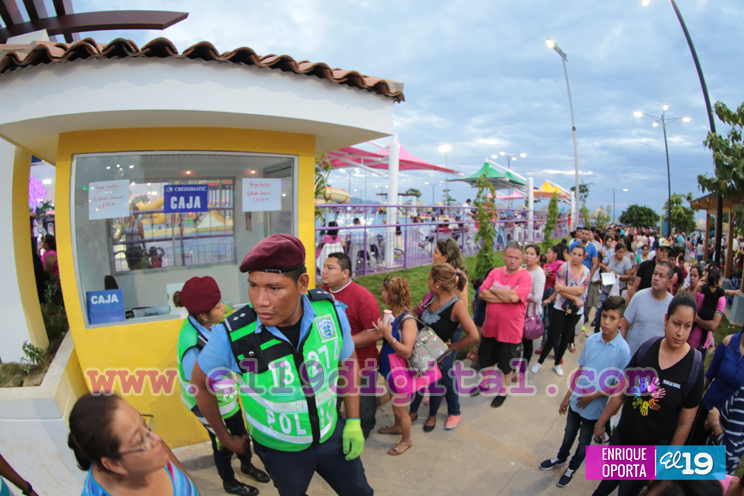 Nuevo parque del Paseo Xolotlán: “Más que una novedad, un acontecimiento grandioso para las familias”