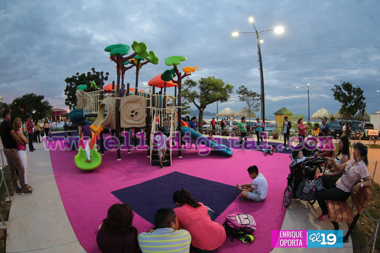 Nuevo parque del Paseo Xolotlán: “Más que una novedad, un acontecimiento grandioso para las familias”