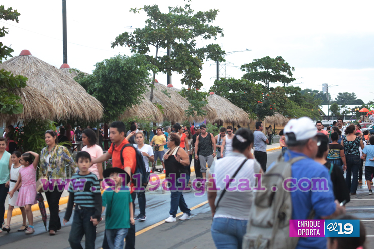 Nuevo parque del Paseo Xolotlán: “Más que una novedad, un acontecimiento grandioso para las familias”