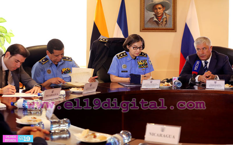 Jefatura Nacional de la Policía sostiene reunión con Ministro del Interior de la Federación de Rusia 