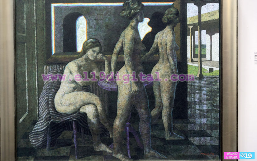 Amplían obras de artistas nicaragüenses en exposición permanente en el Palacio de la Cultura  