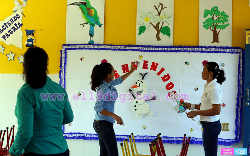 Ambientes escolares son preparados de cara al arranque del año escolar