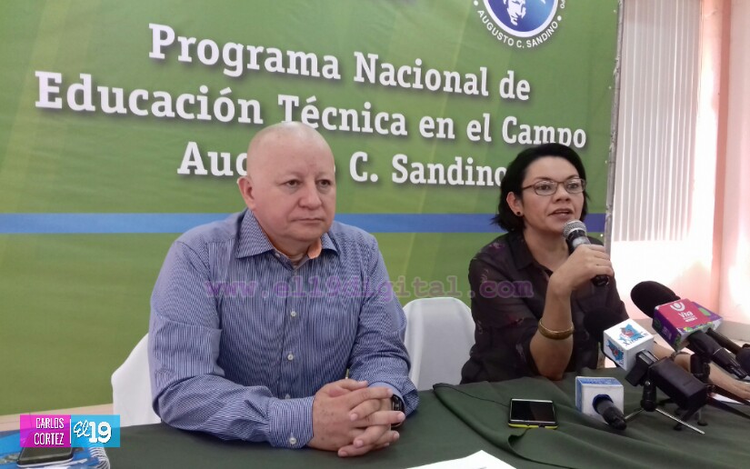 Presentan oficialmente el Programa Educación Técnica en el Campo Augusto C. Sandino
