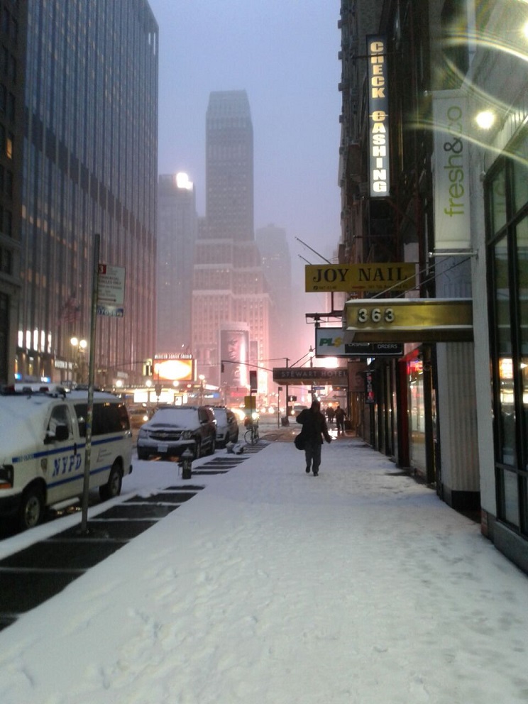 Así amaneció en New York (+ FOTOS)