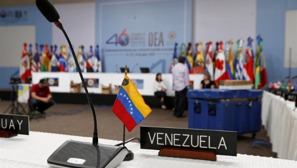 Venezuela solicitó a la OEA suspender sesión del martes por vulnerar normas de la organización