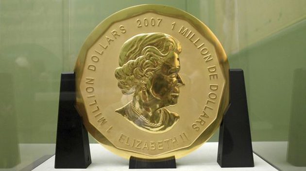 Roban la mayor moneda de oro del mundo de un museo berlinés