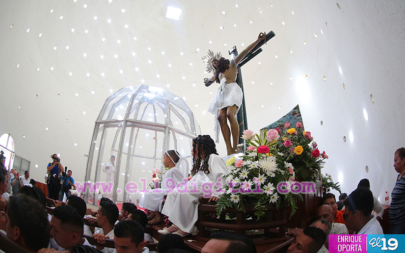 La Sangre de Cristo regresa a su morada en Catedral de Managua