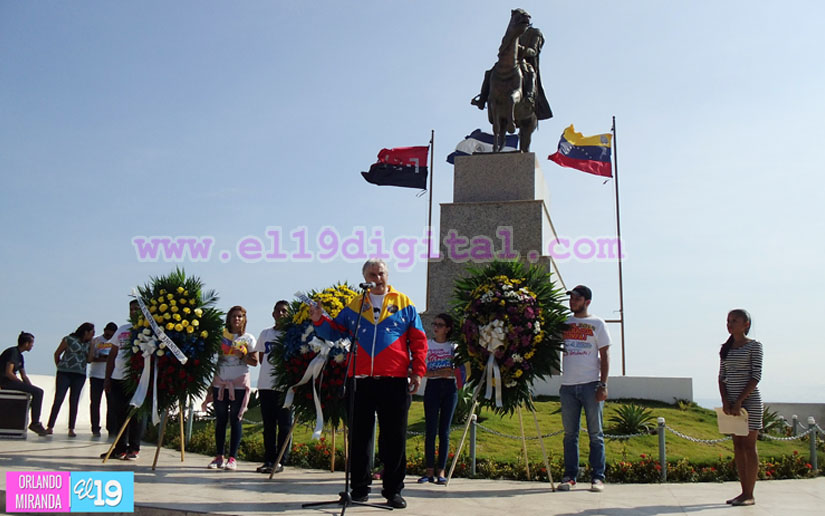 Conmemoran en Nicaragua el 207 aniversario de la independencia de Venezuela